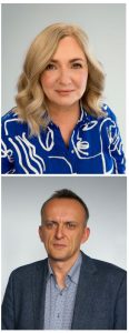 Photos of Professors Barbara Łydżba-Kopczyńska and Janusz Szwabiński